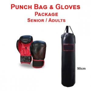 Punch bag & Gloves - Senior/Adult